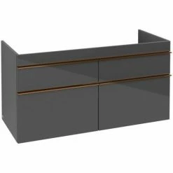 Villeroy & Boch Venticello Waschtischunterschrank XL 1153mm Mit 4 Auszügen Glossy Grey Copper 3 Villeroy & Boch Venticello Waschtischunterschrank XL 1153mm Mit 4 Auszügen Glossy Grey Copper -VILLEROY & BOCH shop 71489987 2