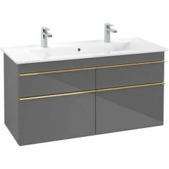 Villeroy & Boch Venticello Waschtischunterschrank XL 1153mm Mit 4 Auszügen Glossy Grey Copper 4 Villeroy & Boch Venticello Waschtischunterschrank XL 1153mm Mit 4 Auszügen Glossy Grey Copper -VILLEROY & BOCH shop 71489987 3