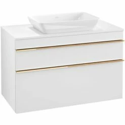 Villeroy & Boch Venticello Waschtischunterschrank XXL Mit 2 Auszügen Für Aufsatzwaschtisch 95,7 Cm White Matt Copper 4 Villeroy & Boch Venticello Waschtischunterschrank XXL Mit 2 Auszügen Für Aufsatzwaschtisch 95,7 Cm White Matt Copper -VILLEROY & BOCH shop 71489994 3