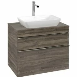 Villeroy & Boch Venticello Waschtischunterschrank XXL Mit 2 Auszügen Für Aufsatzwaschtisch 75,7 Cm Stone Oak Chrom 4 Villeroy & Boch Venticello Waschtischunterschrank XXL Mit 2 Auszügen Für Aufsatzwaschtisch 75,7 Cm Stone Oak Chrom -VILLEROY & BOCH shop 71490015 3
