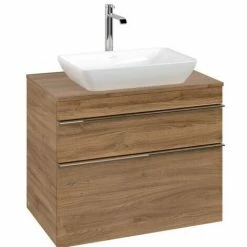 Villeroy & Boch Venticello Waschtischunterschrank XXL Mit 2 Auszügen Für Aufsatzwaschtisch 75,7 Cm Kansas Oak Chrom 4 Villeroy & Boch Venticello Waschtischunterschrank XXL Mit 2 Auszügen Für Aufsatzwaschtisch 75,7 Cm Kansas Oak Chrom -VILLEROY & BOCH shop 71490016 3