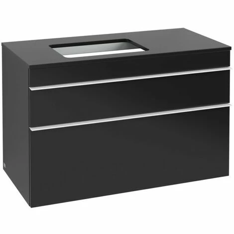 Villeroy & Boch Venticello Waschtischunterschrank XXL 957mm mit 2 Auszügen für Aufsatzwaschtisch mit Black Matt Lacquer Links Weiß Villeroy & Boch Venticello Waschtischunterschrank XXL 957mm Mit 2 Auszügen Für Aufsatzwaschtisch Mit Black Matt Lacquer Links Weiß -VILLEROY & BOCH shop 71490026 2