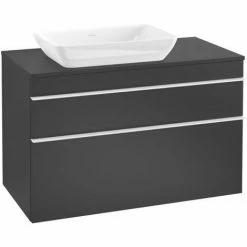 Villeroy & Boch Venticello Waschtischunterschrank XXL 957mm Mit 2 Auszügen Für Aufsatzwaschtisch Mit Black Matt Lacquer Links Weiß 4 Villeroy & Boch Venticello Waschtischunterschrank XXL 957mm Mit 2 Auszügen Für Aufsatzwaschtisch Mit Black Matt Lacquer Links Weiß -VILLEROY & BOCH shop 71490026 3