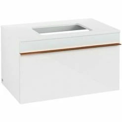 Villeroy & Boch Venticello Waschtischunterschrank Mit 1 Auszug Für Aufsatzwaschtisch 75,7 Cm Glass Glossy White Copper 3 Villeroy & Boch Venticello Waschtischunterschrank Mit 1 Auszug Für Aufsatzwaschtisch 75,7 Cm Glass Glossy White Copper -VILLEROY & BOCH shop 71490030 2
