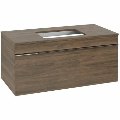 Villeroy & Boch Venticello Waschtischunterschrank Mit 1 Auszug Für Aufsatzwaschtisch 95,7 Cm Arizona Oak Chrom 4 Villeroy & Boch Venticello Waschtischunterschrank Mit 1 Auszug Für Aufsatzwaschtisch 95,7 Cm Arizona Oak Chrom – Bild 2