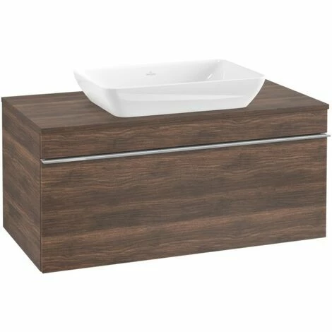 Villeroy & Boch Venticello Waschtischunterschrank Mit 1 Auszug Für Aufsatzwaschtisch 95,7 Cm Arizona Oak Chrom 5 Villeroy & Boch Venticello Waschtischunterschrank Mit 1 Auszug Für Aufsatzwaschtisch 95,7 Cm Arizona Oak Chrom – Bild 3