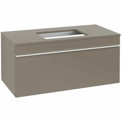 Villeroy & Boch Venticello Waschtischunterschrank mit 1 Auszug für Aufsatzwaschtisch 95,7 cm Truffle Grey Weiß Villeroy & Boch Venticello Waschtischunterschrank Mit 1 Auszug Für Aufsatzwaschtisch 95,7 Cm Truffle Grey Weiß -VILLEROY & BOCH shop 71490043 2