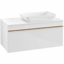 Villeroy & Boch Venticello Waschtischunterschrank 957mm Mit 1 Auszug Für Aufsatzwaschtisch Mit Varia Glossy White Rechts Copper 4 Villeroy & Boch Venticello Waschtischunterschrank 957mm Mit 1 Auszug Für Aufsatzwaschtisch Mit Varia Glossy White Rechts Copper -VILLEROY & BOCH shop 71490046 3