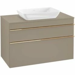 Villeroy & Boch Venticello Waschtischunterschrank XXL Mit 2 Auszügen Für Aufsatzwaschtisch 95,7 Cm Truffle Grey Copper 4 Villeroy & Boch Venticello Waschtischunterschrank XXL Mit 2 Auszügen Für Aufsatzwaschtisch 95,7 Cm Truffle Grey Copper -VILLEROY & BOCH shop 71490049 3