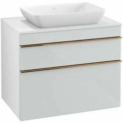 Villeroy & Boch Venticello Waschtischunterschrank XXL Mit 2 Auszügen Für Aufsatzwaschtisch 75,7 Cm Glass Glossy White Copper 4 Villeroy & Boch Venticello Waschtischunterschrank XXL Mit 2 Auszügen Für Aufsatzwaschtisch 75,7 Cm Glass Glossy White Copper -VILLEROY & BOCH shop 71490056 3