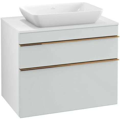 Villeroy & Boch Venticello Waschtischunterschrank XXL mit 2 Auszügen für Aufsatzwaschtisch 75,7 cm Glass Glossy White Copper Villeroy & Boch Venticello Waschtischunterschrank XXL Mit 2 Auszügen Für Aufsatzwaschtisch 75,7 Cm Glass Glossy White Copper -VILLEROY & BOCH shop 71490056 3