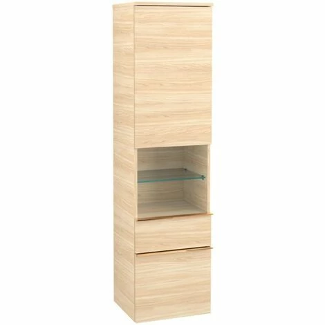 Villeroy & Boch Venticello Hochschrank Mit 1 Tür, 2 Auszügen Und 1 Offenem Fach Mittig Links Elm Impresso Copper 4 Villeroy & Boch Venticello Hochschrank Mit 1 Tür, 2 Auszügen Und 1 Offenem Fach Mittig Links Elm Impresso Copper – Bild 2