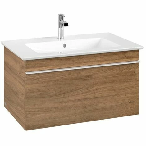 Villeroy & Boch Venticello Waschtischunterschrank Mit 1 Auszug 75,3 Cm Kansas Oak Weiß 5 Villeroy & Boch Venticello Waschtischunterschrank Mit 1 Auszug 75,3 Cm Kansas Oak Weiß – Bild 3