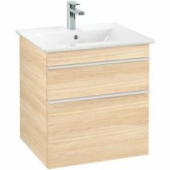 Villeroy & Boch Venticello Waschtischunterschrank XL Mit 2 Auszügen 55,3 Cm Elm Impresso Weiß 7 Villeroy & Boch Venticello Waschtischunterschrank XL Mit 2 Auszügen 55,3 Cm Elm Impresso Weiß -VILLEROY & BOCH shop 71490136 3