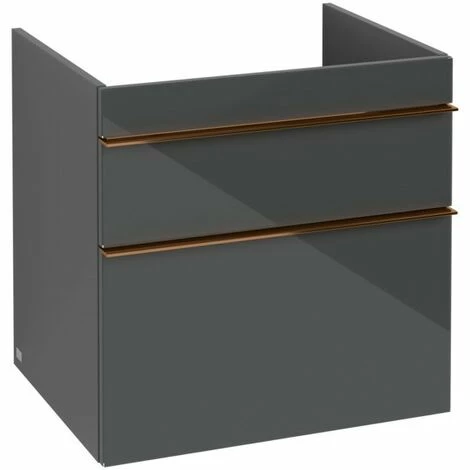Villeroy & Boch Venticello Waschtischunterschrank XL mit 2 Auszügen 60,3 cm Glass Glossy Grey Copper Villeroy & Boch Venticello Waschtischunterschrank XL Mit 2 Auszügen 60,3 Cm Glass Glossy Grey Copper -VILLEROY & BOCH shop 71490142 2