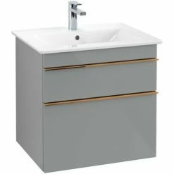 Villeroy & Boch Venticello Waschtischunterschrank XL Mit 2 Auszügen 60,3 Cm Glass Glossy Grey Copper 4 Villeroy & Boch Venticello Waschtischunterschrank XL Mit 2 Auszügen 60,3 Cm Glass Glossy Grey Copper -VILLEROY & BOCH shop 71490142 3