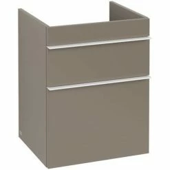 Alternative view of Villeroy & Boch Venticello Waschtischunterschrank XL Mit 2 Auszügen 46,6 Cm Truffle Grey Weiß