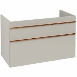 Villeroy & Boch Venticello Waschtischunterschrank XL 953mm Mit 2 Auszügen Und Variabler Beckenpositi Soft Grey Rechts Copper 3 Villeroy & Boch Venticello Waschtischunterschrank XL 953mm Mit 2 Auszügen Und Variabler Beckenpositi Soft Grey Rechts Copper -VILLEROY & BOCH shop 71490147 2
