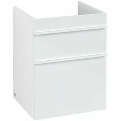 Alternative view of Villeroy & Boch Venticello Waschtischunterschrank XL Mit 2 Auszügen 46,6 Cm Glass Glossy White Weiß