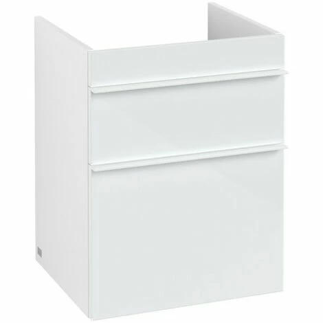 Villeroy & Boch Venticello Waschtischunterschrank XL Mit 2 Auszügen 46,6 Cm Glass Glossy White Weiß 4 Villeroy & Boch Venticello Waschtischunterschrank XL Mit 2 Auszügen 46,6 Cm Glass Glossy White Weiß – Bild 2