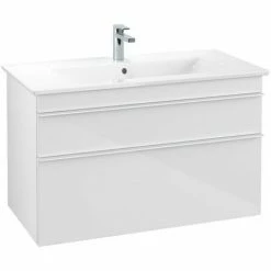 Villeroy & Boch Venticello Waschtischunterschrank XL Mit 2 Auszügen 95,3 Cm Glossy White Weiß 4 Villeroy & Boch Venticello Waschtischunterschrank XL Mit 2 Auszügen 95,3 Cm Glossy White Weiß -VILLEROY & BOCH shop 71490151 3