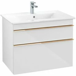 Villeroy & Boch Venticello Waschtischunterschrank XL Mit 2 Auszügen 75,3 Cm Glossy White Copper -VILLEROY & BOCH shop 71490153 3