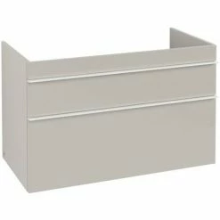 Villeroy & Boch Venticello Waschtischunterschrank XL 953mm Mit 2 Auszügen Und Variabler Beckenpositi Soft Grey Rechts Weiß -VILLEROY & BOCH shop 71490173 2