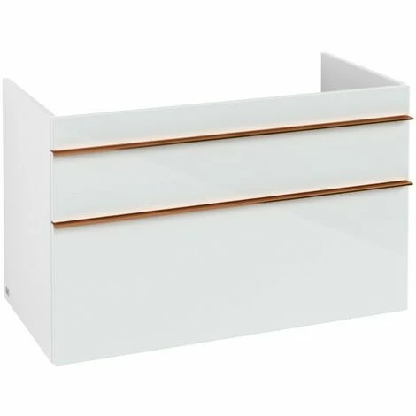 Villeroy & Boch Venticello Waschtischunterschrank XL 953mm mit 2 Auszügen und variabler Beckenpositi Glass Glossy White Rechts Copper Villeroy & Boch Venticello Waschtischunterschrank XL 953mm Mit 2 Auszügen Und Variabler Beckenpositi Glass Glossy White Rechts Copper -VILLEROY & BOCH shop 71490192 2