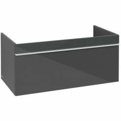 Alternative view of Villeroy & Boch Venticello Waschtischunterschrank Mit 1 Auszug 95,3 Cm Glass Glossy Grey Weiß