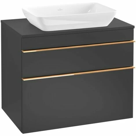 Villeroy & Boch Venticello Waschtischunterschrank XXL mit 2 Auszügen für Aufsatzwaschtisch 75,7 cm Black Matt Lacquer Copper Villeroy & Boch Venticello Waschtischunterschrank XXL Mit 2 Auszügen Für Aufsatzwaschtisch 75,7 Cm Black Matt Lacquer Copper -VILLEROY & BOCH shop 71490206 3
