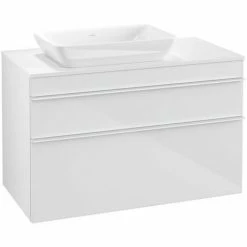 Villeroy & Boch Venticello Waschtischunterschrank XXL 957mm Mit 2 Auszügen Für Aufsatzwaschtisch Mit Glossy White Links Weiß -VILLEROY & BOCH shop 71490208 3
