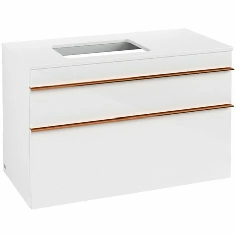 Villeroy & Boch Venticello Waschtischunterschrank XXL 957mm mit 2 Auszügen für Aufsatzwaschtisch mit Glossy White Links Copper Villeroy & Boch Venticello Waschtischunterschrank XXL 957mm Mit 2 Auszügen Für Aufsatzwaschtisch Mit Glossy White Links Copper -VILLEROY & BOCH shop 71490211 2