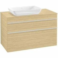 Villeroy & Boch Venticello Waschtischunterschrank XXL 957mm Mit 2 Auszügen Für Aufsatzwaschtisch Mit Nordic Oak Links Weiß -VILLEROY & BOCH shop 71490215 3