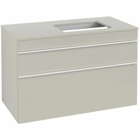 Villeroy & Boch Venticello Waschtischunterschrank XXL 957mm Mit 2 Auszügen Für Aufsatzwaschtisch Mit Soft Grey Rechts Weiß 4 Villeroy & Boch Venticello Waschtischunterschrank XXL 957mm Mit 2 Auszügen Für Aufsatzwaschtisch Mit Soft Grey Rechts Weiß – Bild 2