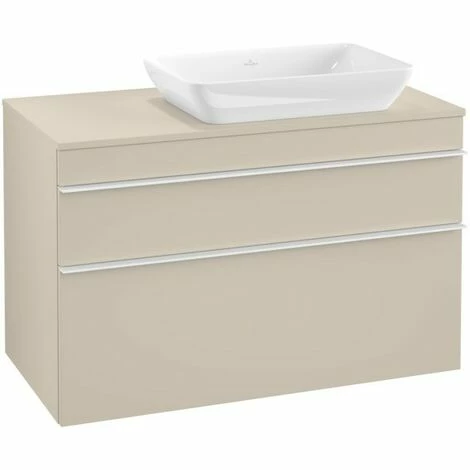 Villeroy & Boch Venticello Waschtischunterschrank XXL 957mm Mit 2 Auszügen Für Aufsatzwaschtisch Mit Soft Grey Rechts Weiß 5 Villeroy & Boch Venticello Waschtischunterschrank XXL 957mm Mit 2 Auszügen Für Aufsatzwaschtisch Mit Soft Grey Rechts Weiß – Bild 3