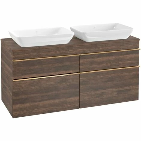 Villeroy & Boch Venticello Waschtischunterschrank XXL 1257mm mit 4 Auszügen für 2 Aufsatzwaschtische Arizona Oak Copper Villeroy & Boch Venticello Waschtischunterschrank XXL 1257mm Mit 4 Auszügen Für 2 Aufsatzwaschtische Arizona Oak Copper -VILLEROY & BOCH shop 71490220 3