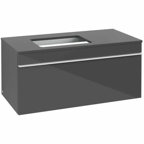 Villeroy & Boch Venticello Waschtischunterschrank 957mm Mit 1 Auszug Für Aufsatzwaschtisch Mit Varia Glossy Grey Links Weiß 4 Villeroy & Boch Venticello Waschtischunterschrank 957mm Mit 1 Auszug Für Aufsatzwaschtisch Mit Varia Glossy Grey Links Weiß – Bild 2