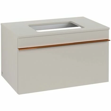 Villeroy & Boch Venticello Waschtischunterschrank mit 1 Auszug für Aufsatzwaschtisch 75,7 cm Soft Grey Copper Villeroy & Boch Venticello Waschtischunterschrank Mit 1 Auszug Für Aufsatzwaschtisch 75,7 Cm Soft Grey Copper -VILLEROY & BOCH shop 71490225 2