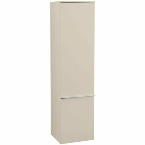 Villeroy & Boch Venticello Hochschrank Mit 1 Tür Rechts Soft Grey Chrom 4 Villeroy & Boch Venticello Hochschrank Mit 1 Tür Rechts Soft Grey Chrom – Bild 2