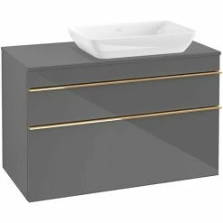 Villeroy & Boch Venticello Waschtischunterschrank XXL 957mm Mit 2 Auszügen Für Aufsatzwaschtisch Mit Glossy Grey Rechts Copper 4 Villeroy & Boch Venticello Waschtischunterschrank XXL 957mm Mit 2 Auszügen Für Aufsatzwaschtisch Mit Glossy Grey Rechts Copper -VILLEROY & BOCH shop 71490265 3