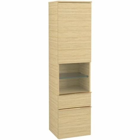 Villeroy & Boch Venticello Hochschrank Mit 1 Tür, 2 Auszügen Und 1 Offenem Fach Mittig Rechts Nordic Oak Copper 4 Villeroy & Boch Venticello Hochschrank Mit 1 Tür, 2 Auszügen Und 1 Offenem Fach Mittig Rechts Nordic Oak Copper – Bild 2