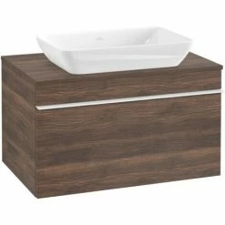 Villeroy & Boch Venticello Waschtischunterschrank Mit 1 Auszug Für Aufsatzwaschtisch 75,7 Cm Arizona Oak Weiß -VILLEROY & BOCH shop 71494020 3