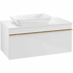 Villeroy & Boch Venticello Waschtischunterschrank 957mm Mit 1 Auszug Für Aufsatzwaschtisch Mit Varia Glossy White Links Copper -VILLEROY & BOCH shop 71494024 3