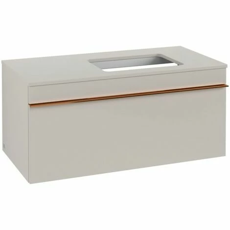 Villeroy & Boch Venticello Waschtischunterschrank 957mm Mit 1 Auszug Für Aufsatzwaschtisch Mit Varia Soft Grey Rechts Copper 4 Villeroy & Boch Venticello Waschtischunterschrank 957mm Mit 1 Auszug Für Aufsatzwaschtisch Mit Varia Soft Grey Rechts Copper – Bild 2