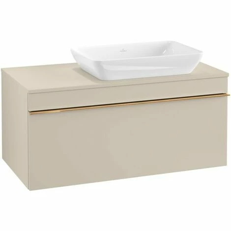Villeroy & Boch Venticello Waschtischunterschrank 957mm Mit 1 Auszug Für Aufsatzwaschtisch Mit Varia Soft Grey Rechts Copper 5 Villeroy & Boch Venticello Waschtischunterschrank 957mm Mit 1 Auszug Für Aufsatzwaschtisch Mit Varia Soft Grey Rechts Copper – Bild 3