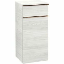 Alternative view of Villeroy & Boch Venticello Seitenschrank Mit 1 Tür Und 1 Schublade Links White Wood Copper