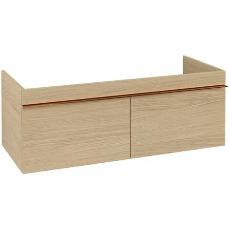 Villeroy & Boch Venticello Waschtischunterschrank 1153mm Mit 2 Auszügen Nordic Oak Copper 4 Villeroy & Boch Venticello Waschtischunterschrank 1153mm Mit 2 Auszügen Nordic Oak Copper – Bild 2