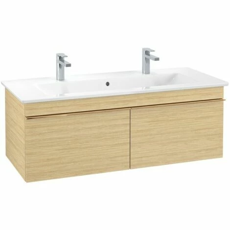 Villeroy & Boch Venticello Waschtischunterschrank 1153mm Mit 2 Auszügen Nordic Oak Copper 5 Villeroy & Boch Venticello Waschtischunterschrank 1153mm Mit 2 Auszügen Nordic Oak Copper – Bild 3