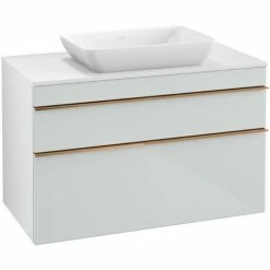 Villeroy & Boch Venticello Waschtischunterschrank XXL Mit 2 Auszügen Für Aufsatzwaschtisch 95,7 Cm Glass Glossy White Copper 4 Villeroy & Boch Venticello Waschtischunterschrank XXL Mit 2 Auszügen Für Aufsatzwaschtisch 95,7 Cm Glass Glossy White Copper -VILLEROY & BOCH shop 71494068 3
