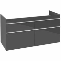 Alternative view of Villeroy & Boch Venticello Waschtischunterschrank XL 1153mm Mit 4 Auszügen Glossy Grey Weiß